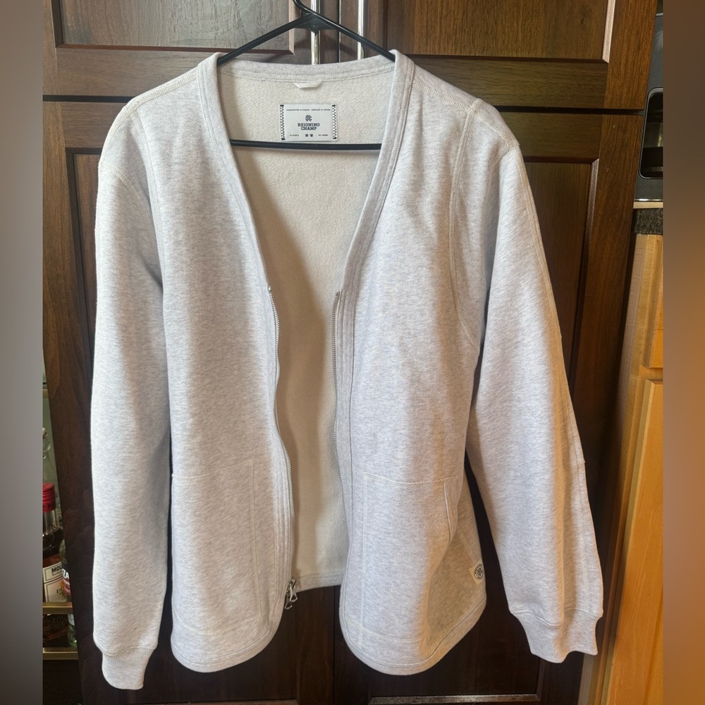 Reigning Champ- MIDWEIGHT TERRY ZIP UP- M